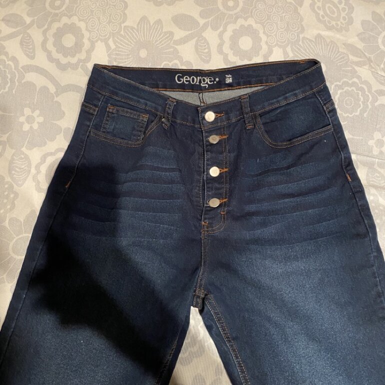 Pantalón mezclilla a la cintura de George de segunda mano - GoTrendier