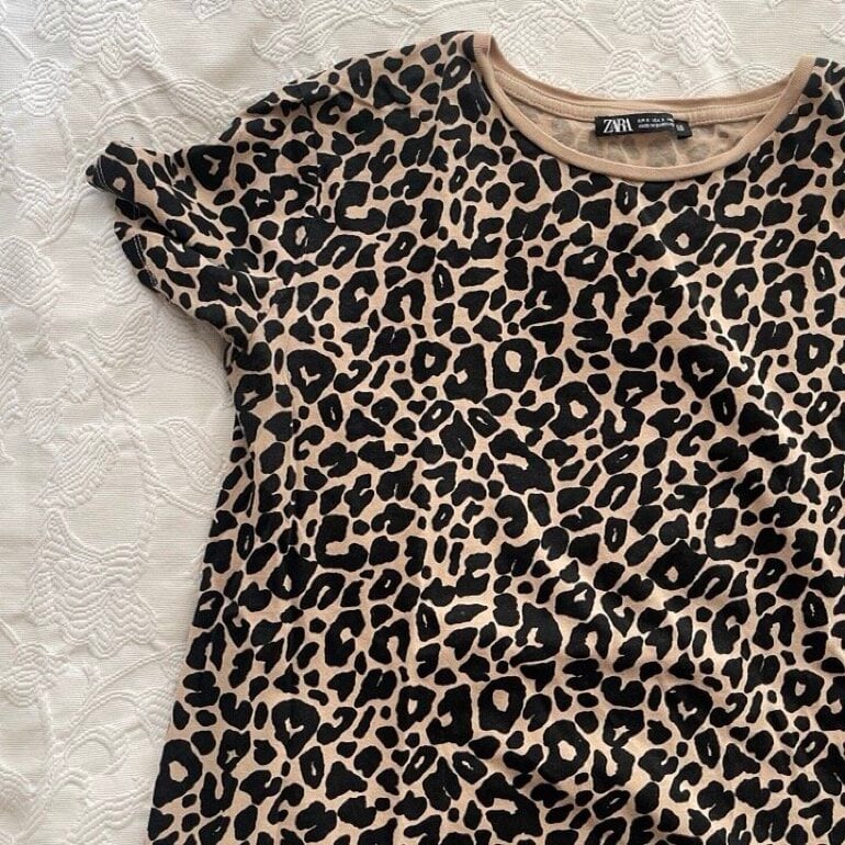 Blusa Leopardo Zara de segunda mano GoTrendier