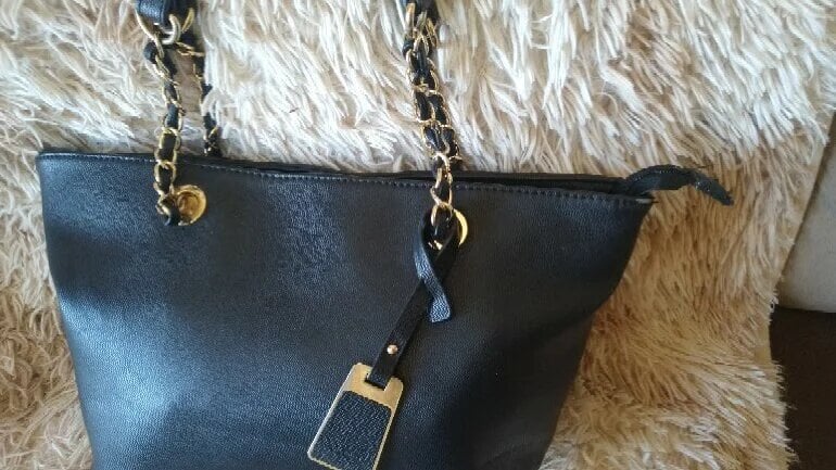 Bolsa ALDO Negra Con Correa Trenzada de segunda mano GoTrendier