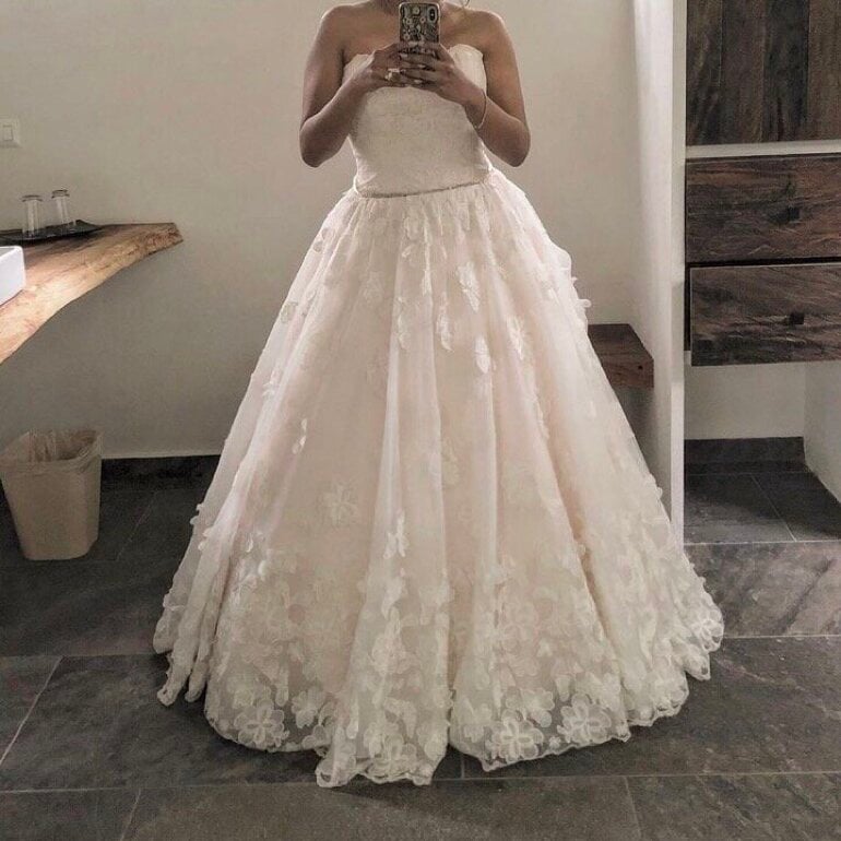 Vestido de novia strapless David Tutera de Otras marcas de segunda