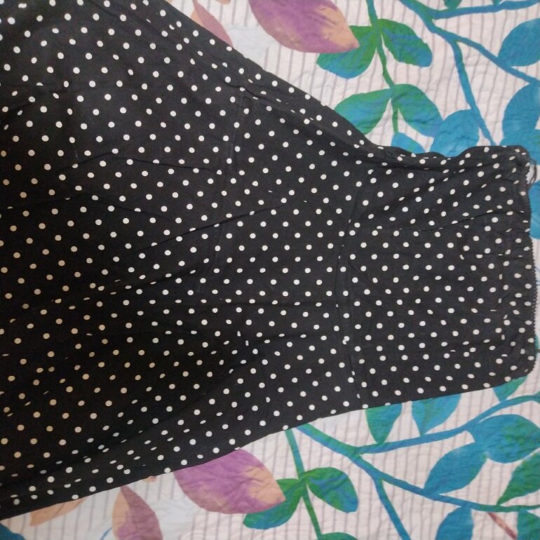 Puntos Blancos Vestido Negro De Bolas Blancas Vestidos Con Puntos