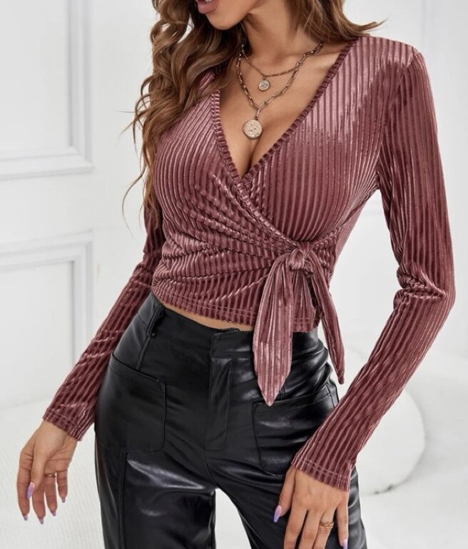 Blusa Escote manga larga de Shein de segunda mano GoTrendier
