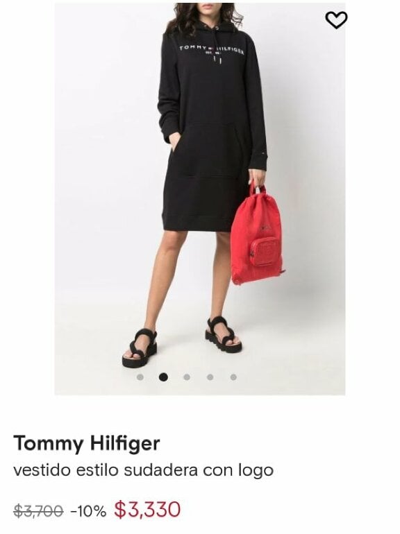 Tommy Hilfiger Vestidos Estilo Sudadera VESTIDO TIPO SUDADERA