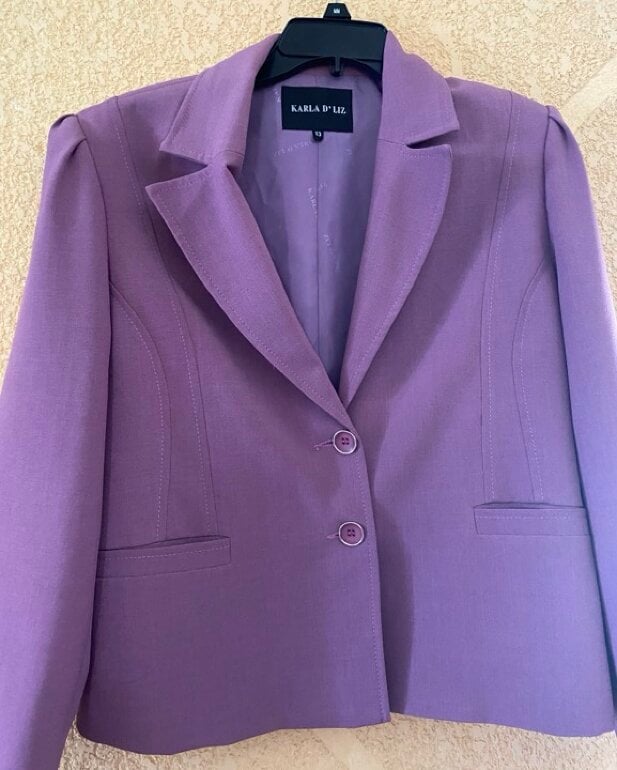 Saco Karla d' liz morado de Karla D' Liz de segunda mano GoTrendier
