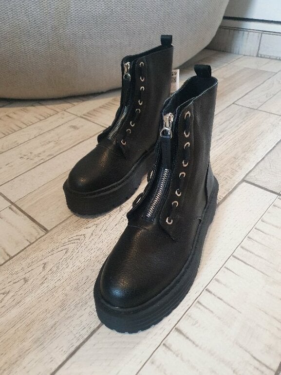 Botas Militar Botas Estilo Dr Martens Pull And Bear Botas Pull