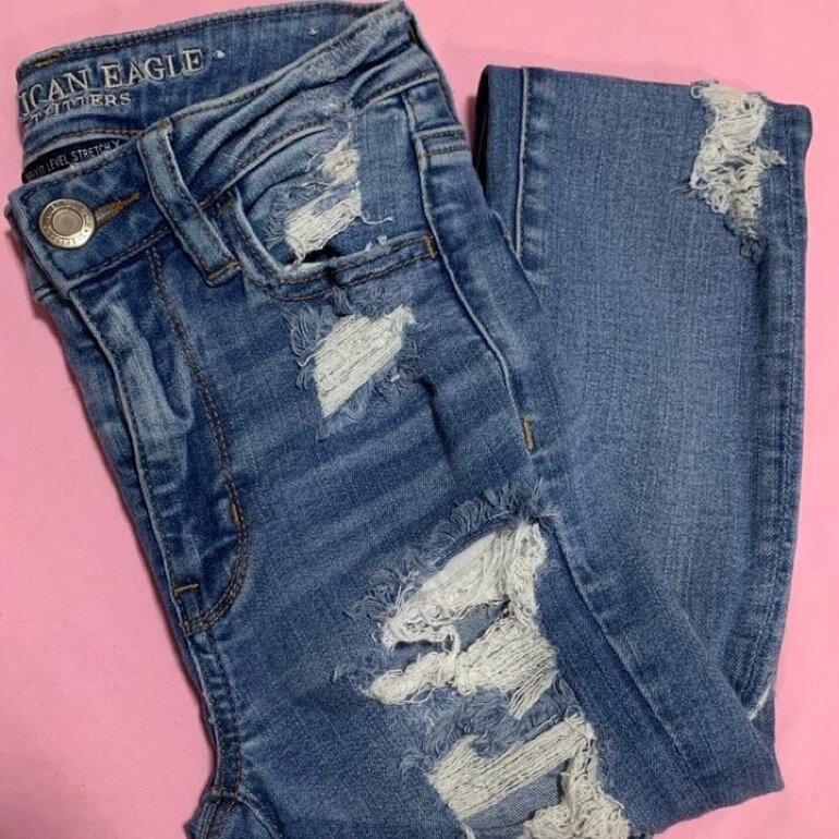 Kalinga Ashok Jeans American Eagle Tallas Rotos Fotos De