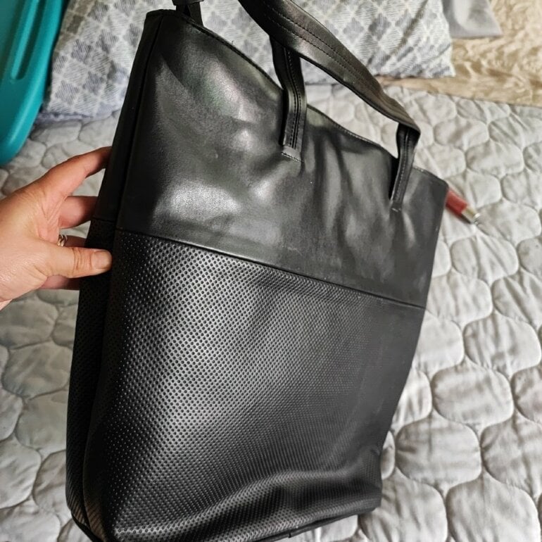 Bolsa Negra Grande Piel Y Sintu00e9tico De Otras Marcas De Segunda