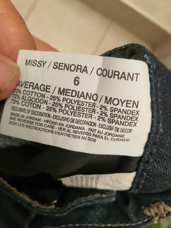 Jeans mezclilla azul intenso T 6=28 de Nine West de segunda mano