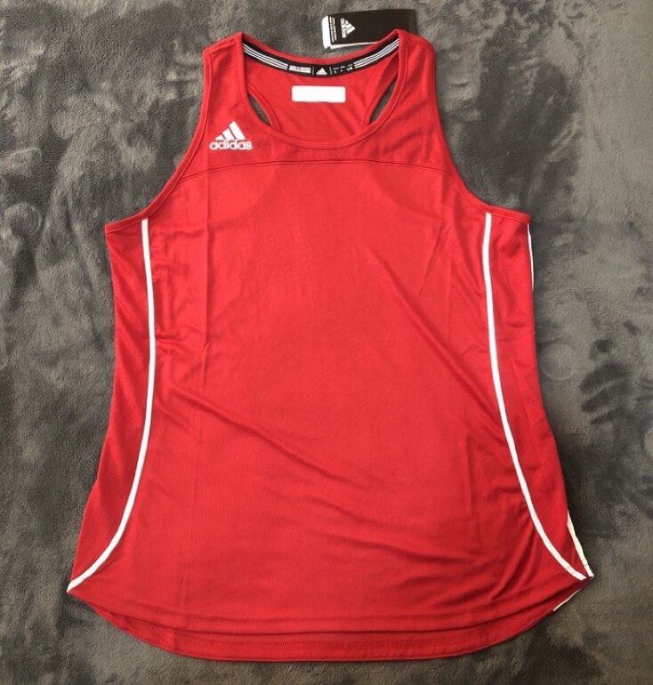 Blusa deportiva roja de Adidas de segunda mano GoTrendier