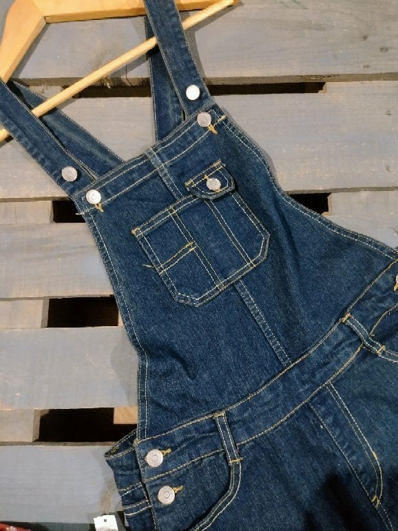 Mezclilla Pantalones De Pechera Mujer Pechera Mezclilla Overol