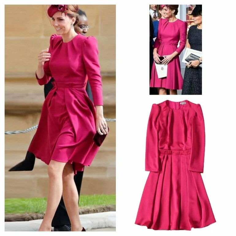 Kate Middleton Vestido Rosa Con Zapatos Kate Middleton Look Con