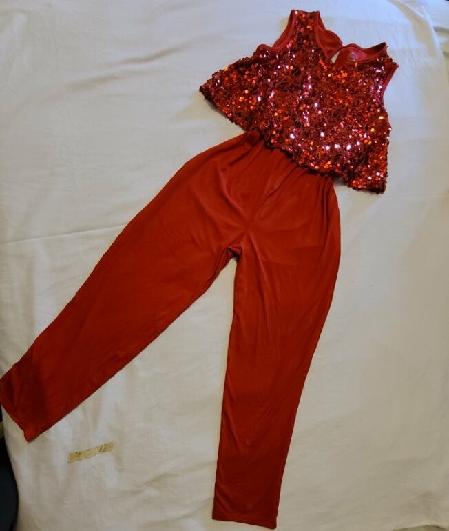 Palatzo lentejuelas rojo de Otras marcas de segunda mano GoTrendier