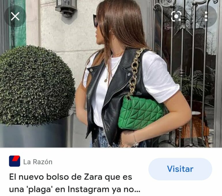 Bolso Viral Zara Verde Bottega Veneta de segunda mano GoTrendier