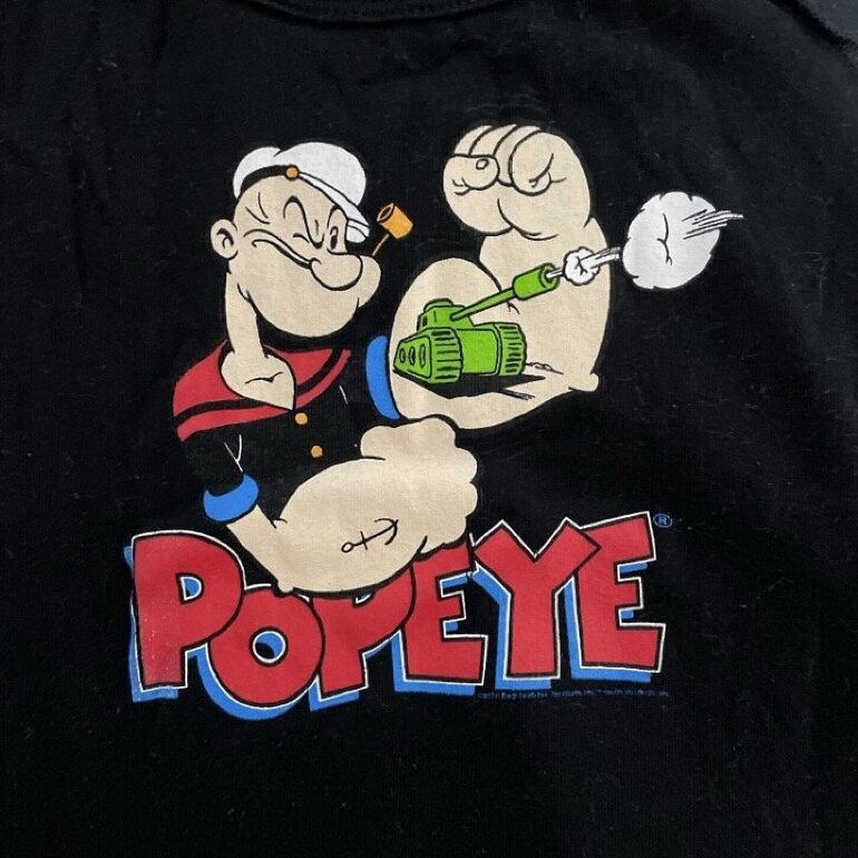 Playera de Popeye el Marino de Junk Food de segunda mano GoTrendier