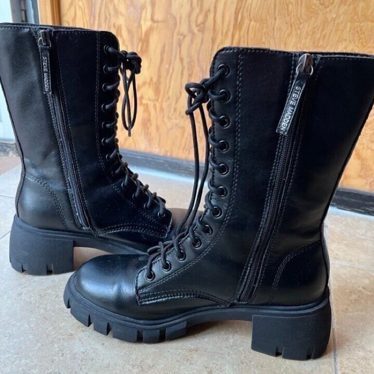 Botas combate Steve Madden de segunda mano GoTrendier