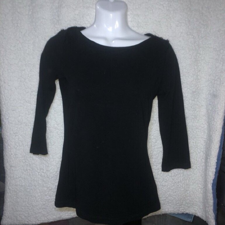 blusa negra 3 4