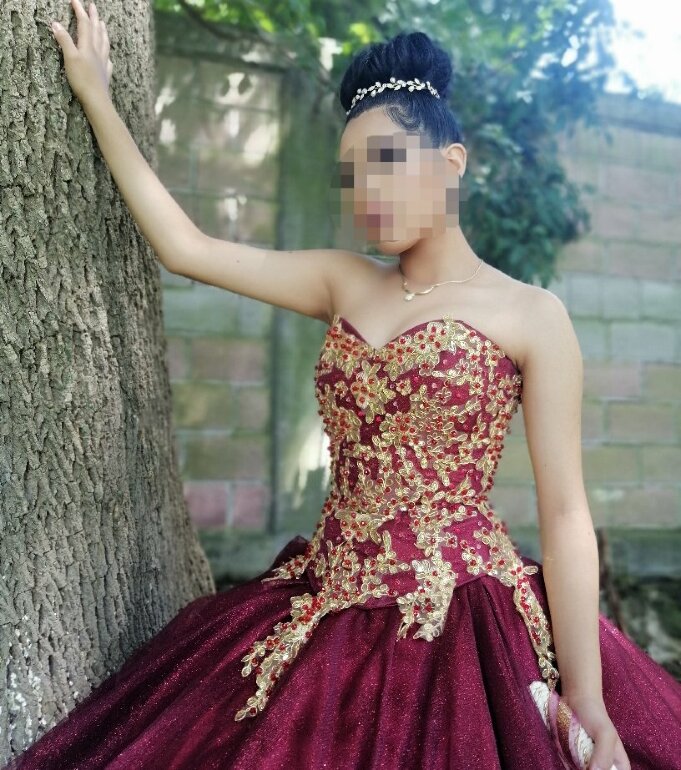 Vestido de XV años de Shein de segunda mano GoTrendier