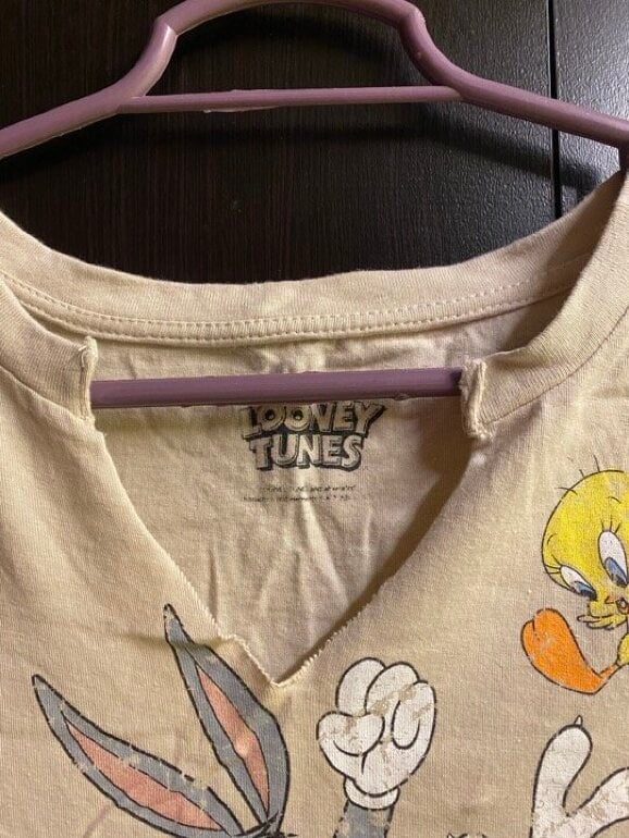 Playera LOONEY TUNES de Cuidado Con El Perro de segunda mano