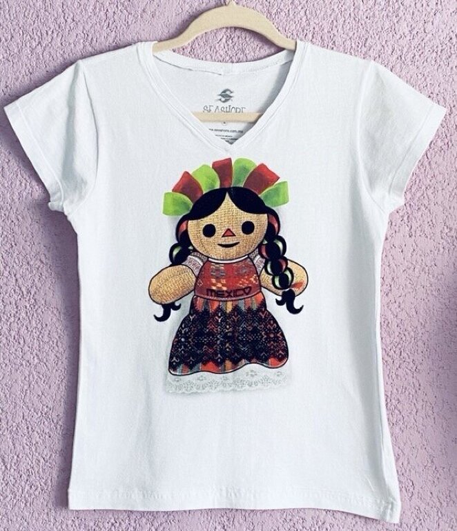 Blusa muñeca mexicana de Otras marcas de segunda mano GoTrendier