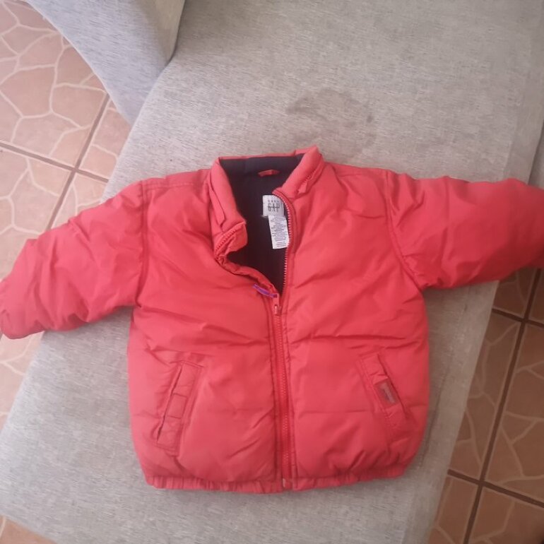 Ropa Chamarras Marca Gap Chamarra Gap Roja Años Niño De Segunda