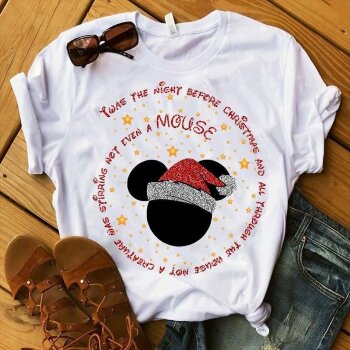 Playera mickey con silueta de Otras marcas de segunda mano - GoTrendier