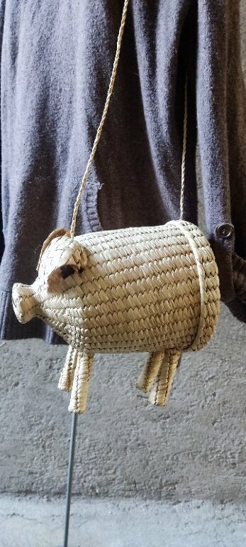 Bolso artesanal palma cerdo puerco de Otras marcas de segunda mano