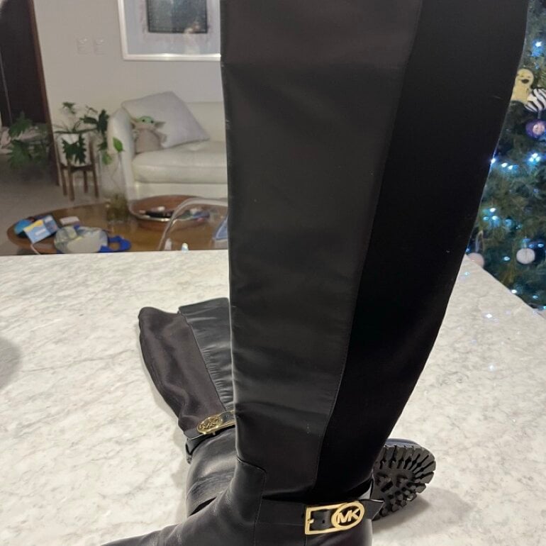 Botas Altas Botas Largas Michael Kors Botas Negras Altas De Piso