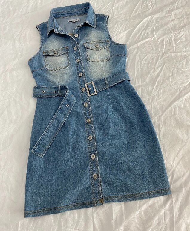 love tree denim dress Denim dress