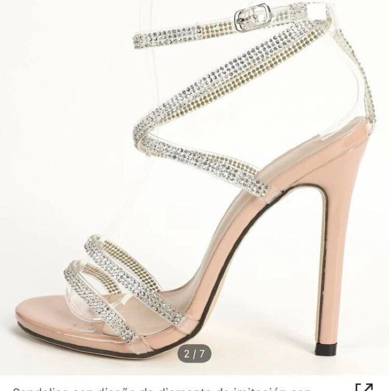 Zapatilla con tacón delgado de Shein de segunda mano GoTrendier