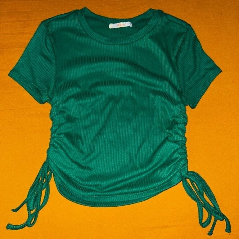 Blusa Shasa verde de segunda mano GoTrendier