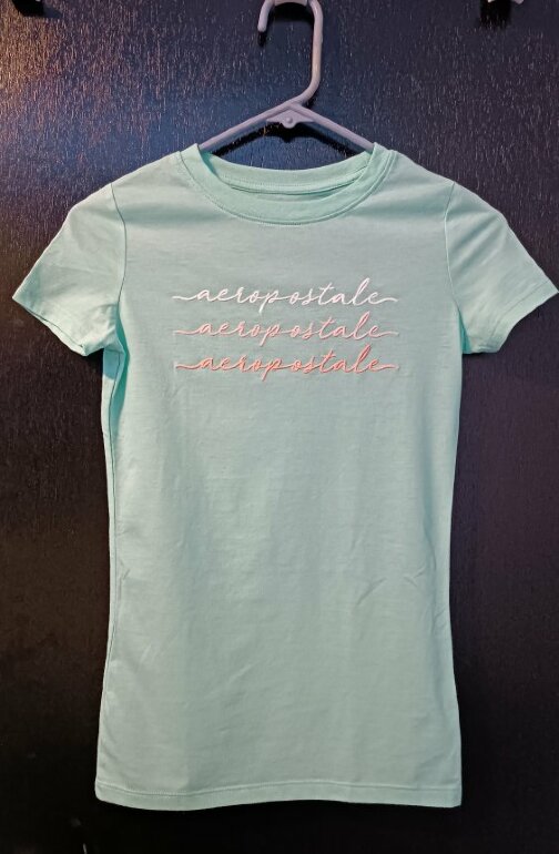 Blusa Aeropostale color menta de segunda mano GoTrendier