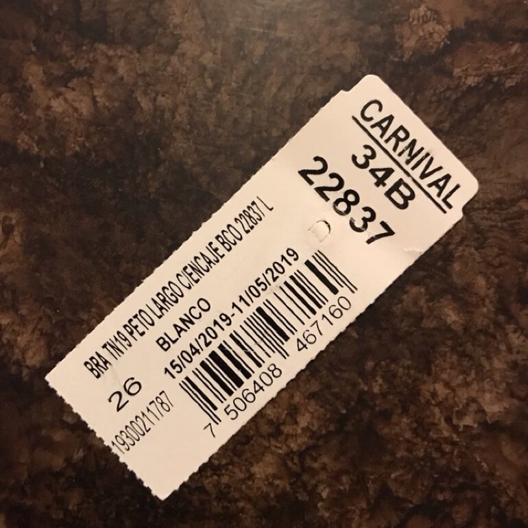 Brasier tipo corset de Carnival de segunda mano GoTrendier