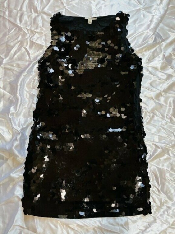 Vestido negro de lentejuelas | Nuevo de Banana Republic de segunda mano -  GoTrendier