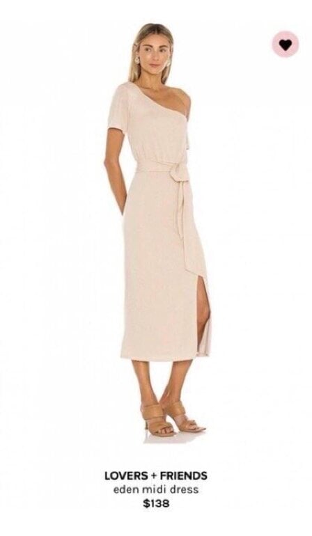lovers and friends eden midi dress Lovers and Friends Eden Midi Dress in Black