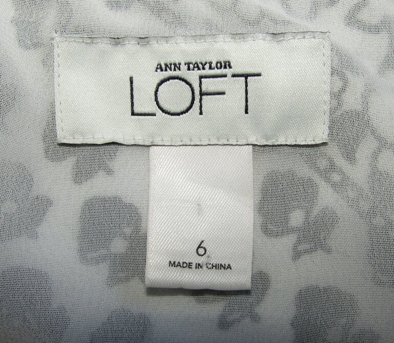 ANN TAYLOR LOFT Fino vestido talla de segunda mano GoTrendier