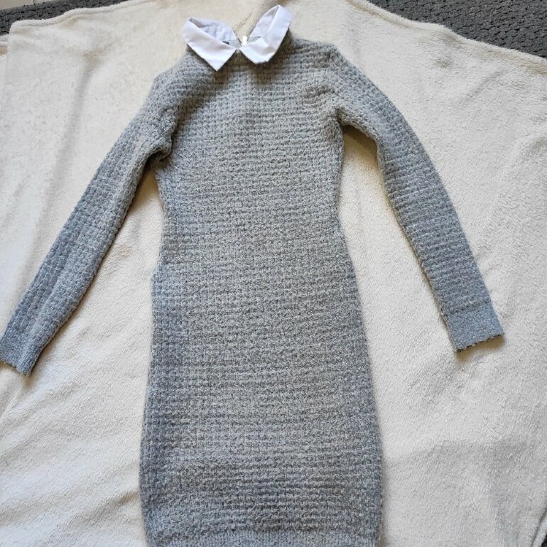 VESTIDO PUNTO hot CUELLO ALTO