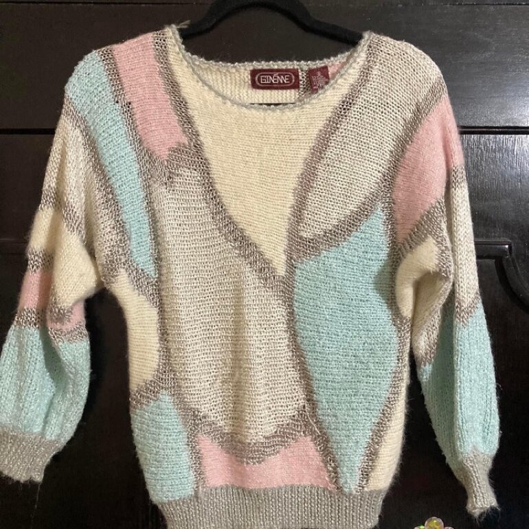 Sweater tejido en colores pasteles de Geneva de segunda mano GoTrendier