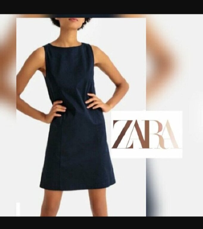 HOT Azul Marino Zara Vestido Azul Zara Corto Vestido Azul Marino