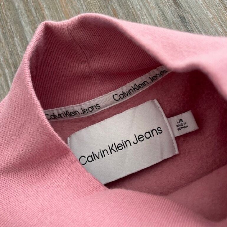 Sudadera Calvin klein mujer rosa de segunda mano GoTrendier