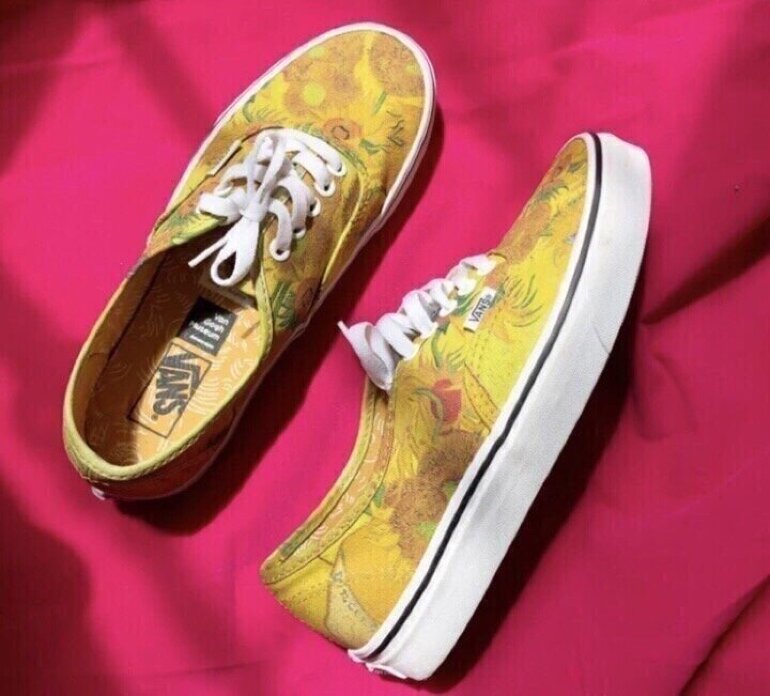 Zapatos Tenis Vans Con Girasoles Vans Vincent Van Gogh De Segunda