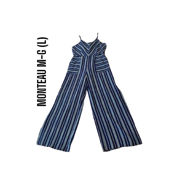 Palazzo rayas azules Monteau m-G de segunda mano GoTrendier