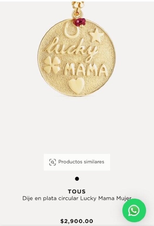 Dije Mama Vermeil Tous Dije TOUS Good Vibes Mamá De Segunda Mano