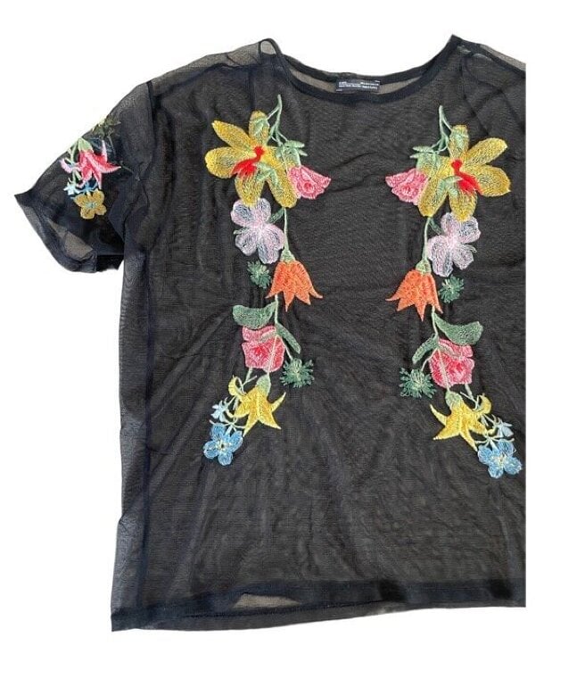 Moda Camisa Blanca Flores Bordadas Zara Nueva Colección Zara Blusa