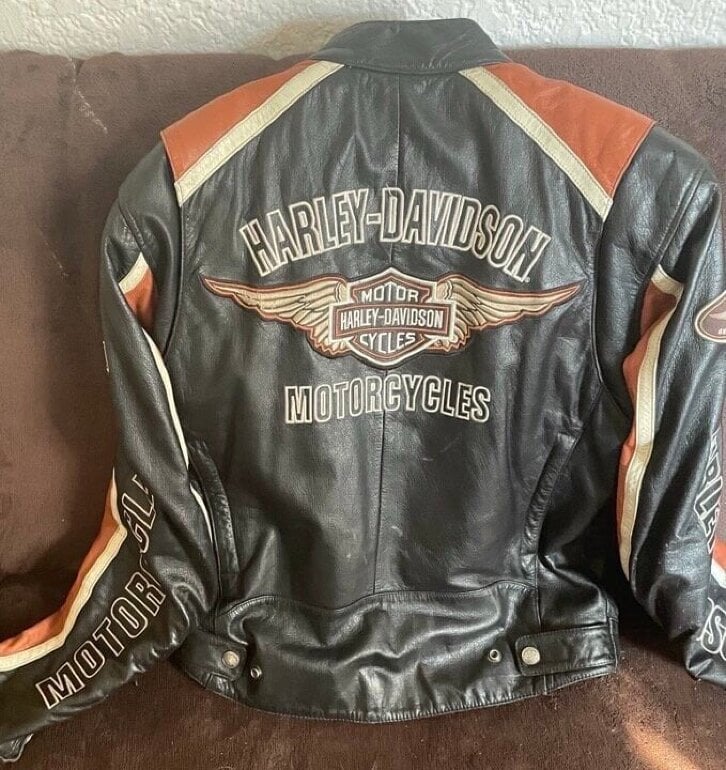 Motociclista Chalecos De Piel Harley Davidson Chaqueta De Piel