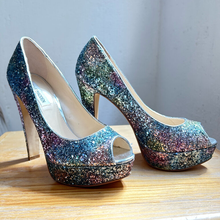 Tacones Zapatillas Steve Madden Tornasol JCHARLY GOLD – Steve