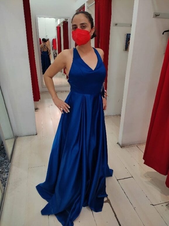 Vestido Formal Vestido Largo Liz Minelli Lizminelli Liz Minelli La Gran  Plaza Vestido Cocktail Largo Con