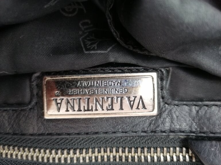 Marca Valentina Italia Bolsas Valentina Crossbody Italiana LEATHER