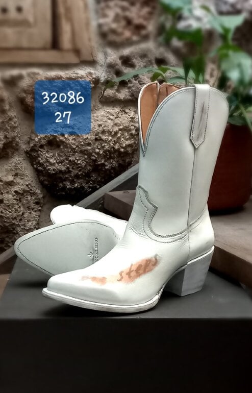32086 botin blanco Mezcalero de Mezcalero Boots de segunda mano
