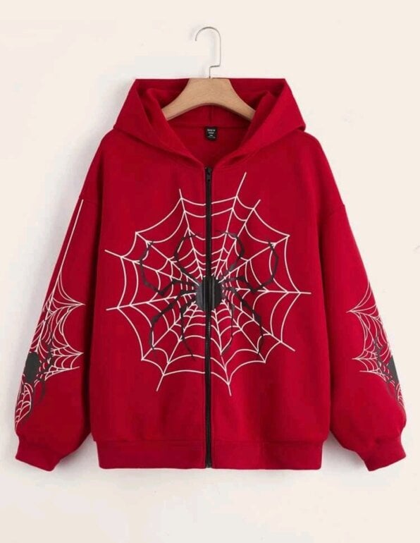 Sudadera diseño de araña de Shein de segunda mano GoTrendier