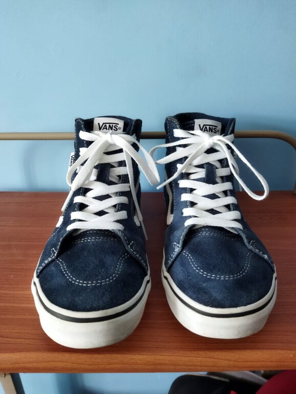 vans bota azul